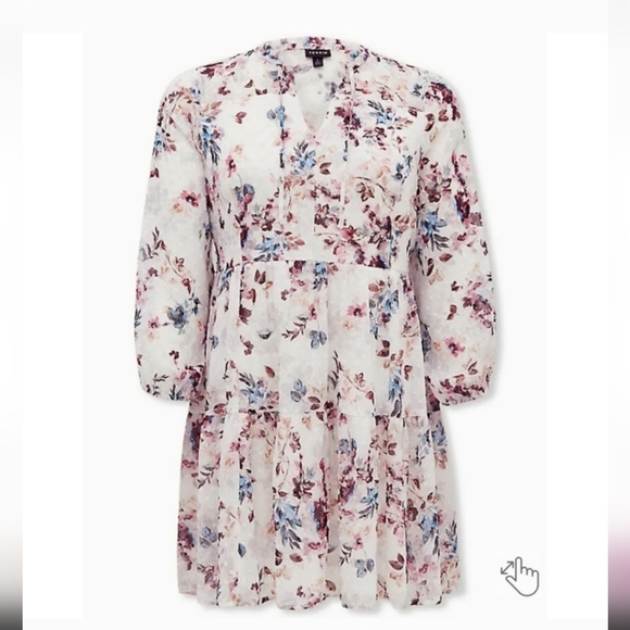Torrid Floral Bohemian Dress - Picture 4 of 7